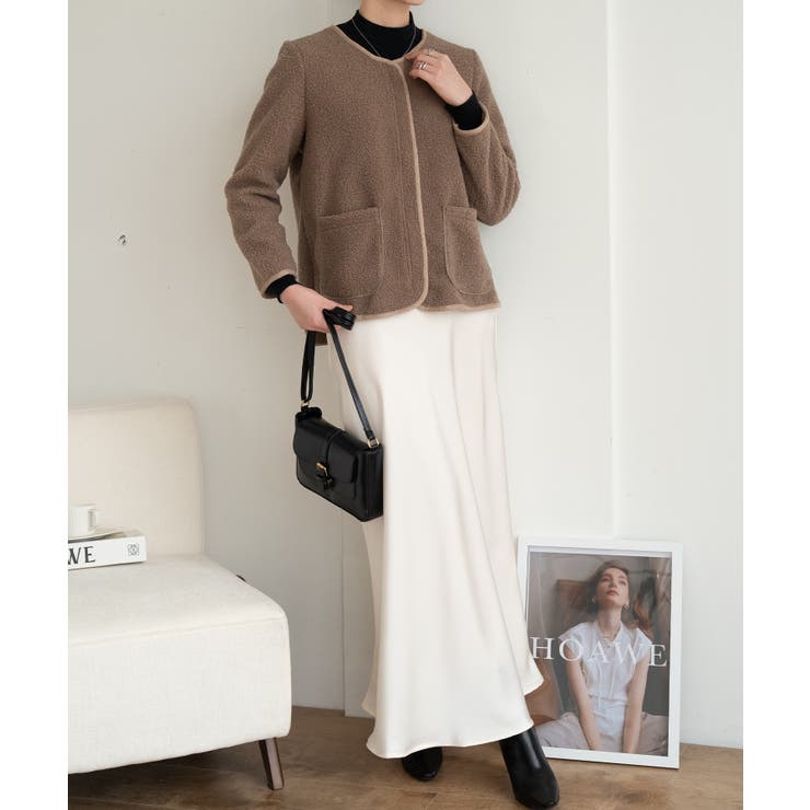 どんなスタイリングにもマッチするベーシックジャケット トップス 長袖 | maison de LATIR | 詳細画像38 