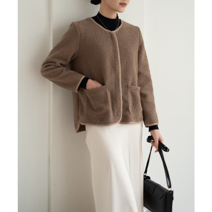 どんなスタイリングにもマッチするベーシックジャケット トップス 長袖 | maison de LATIR | 詳細画像4 