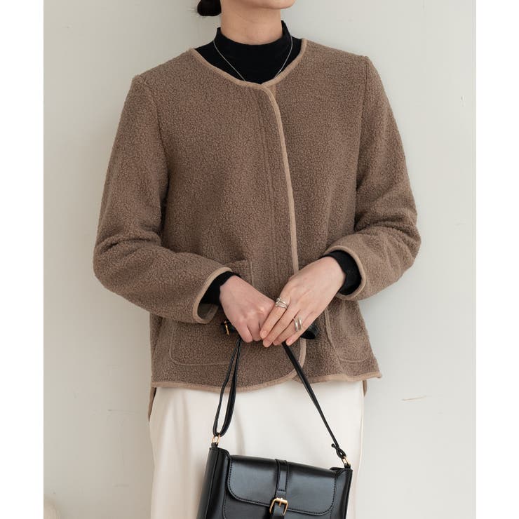 どんなスタイリングにもマッチするベーシックジャケット トップス 長袖 | maison de LATIR | 詳細画像40 