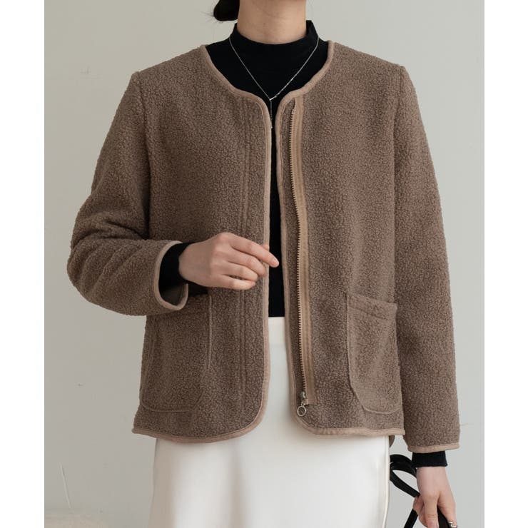 どんなスタイリングにもマッチするベーシックジャケット トップス 長袖 | maison de LATIR | 詳細画像41 