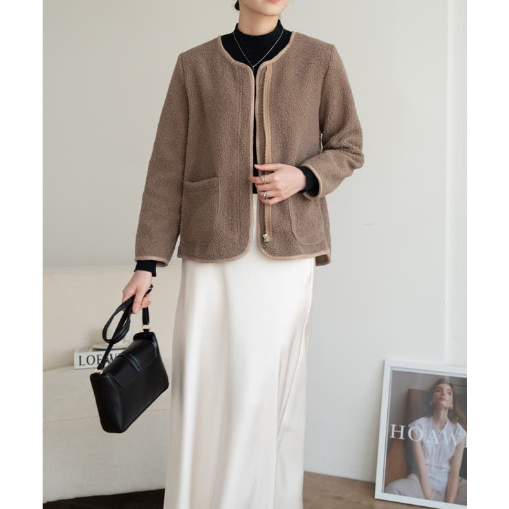 どんなスタイリングにもマッチするベーシックジャケット トップス 長袖 | maison de LATIR | 詳細画像42 