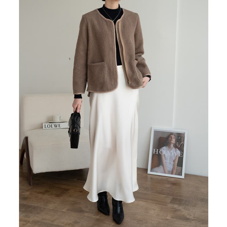 どんなスタイリングにもマッチするベーシックジャケット トップス 長袖 | maison de LATIR | 詳細画像49 