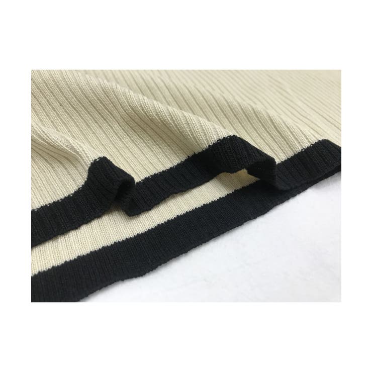 大人カジュアルなサイドスリットボーダーニット Aライン 体型カバー | maison de LATIR | 詳細画像21 