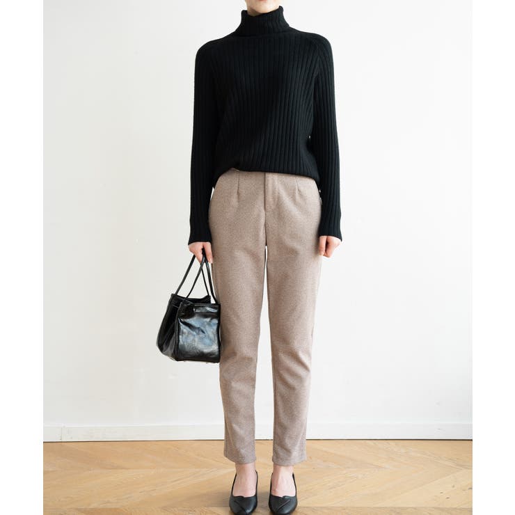 優しい質感タートルネックで暖か美シルエットリブニット シンプル韓国ファッション | maison de LATIR | 詳細画像11 