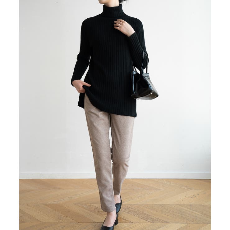 優しい質感タートルネックで暖か美シルエットリブニット シンプル韓国ファッション | maison de LATIR | 詳細画像20 