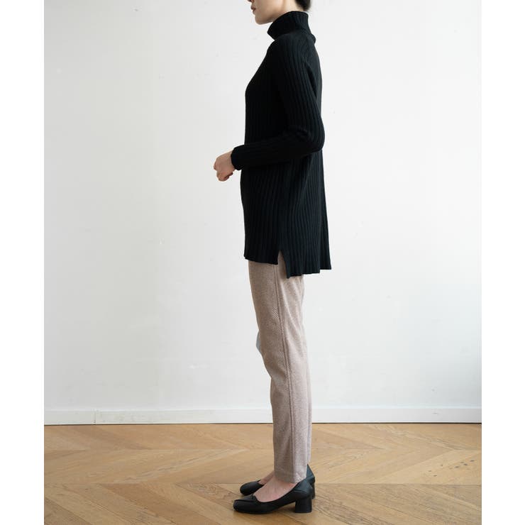 優しい質感タートルネックで暖か美シルエットリブニット シンプル韓国ファッション | maison de LATIR | 詳細画像21 