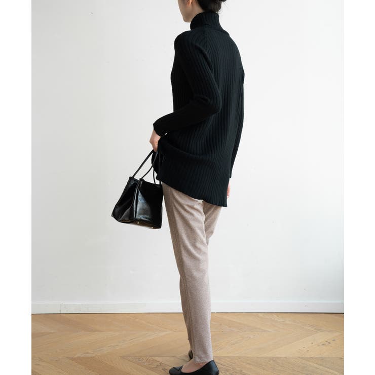 優しい質感タートルネックで暖か美シルエットリブニット シンプル韓国ファッション | maison de LATIR | 詳細画像22 
