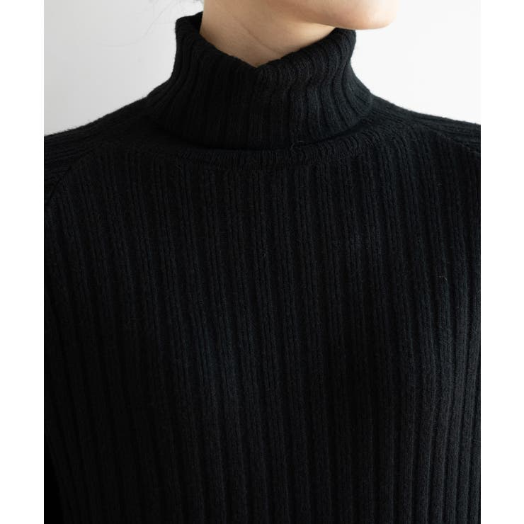 優しい質感タートルネックで暖か美シルエットリブニット シンプル韓国ファッション | maison de LATIR | 詳細画像24 
