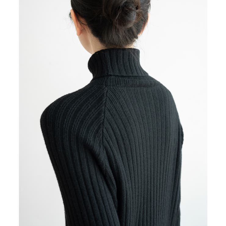 優しい質感タートルネックで暖か美シルエットリブニット シンプル韓国ファッション | maison de LATIR | 詳細画像25 