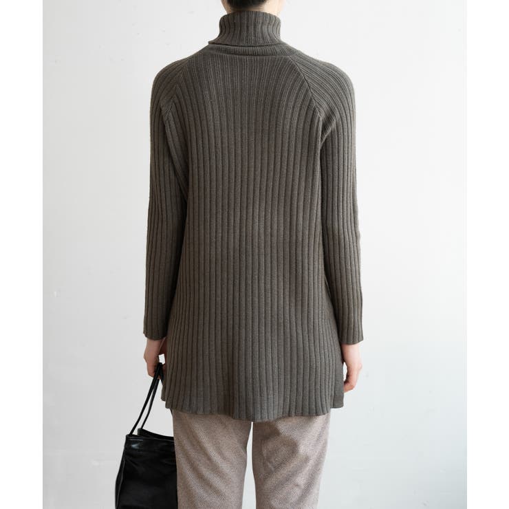 優しい質感タートルネックで暖か美シルエットリブニット シンプル韓国ファッション | maison de LATIR | 詳細画像34 