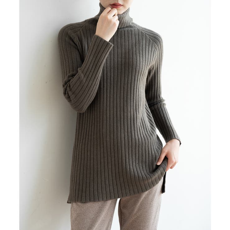 優しい質感タートルネックで暖か美シルエットリブニット シンプル韓国ファッション | maison de LATIR | 詳細画像37 