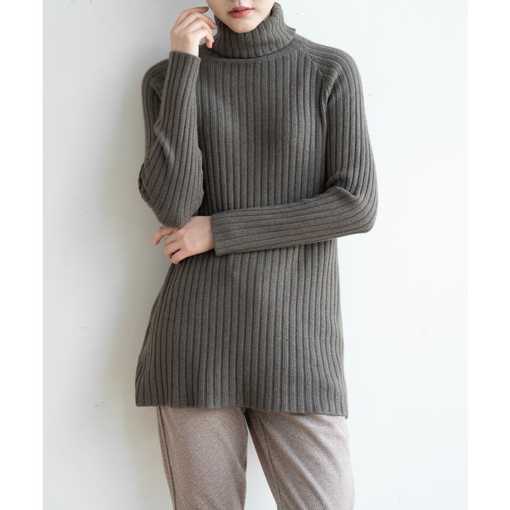 優しい質感タートルネックで暖か美シルエットリブニット シンプル韓国ファッション | maison de LATIR | 詳細画像40 