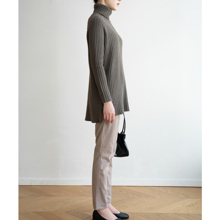 優しい質感タートルネックで暖か美シルエットリブニット シンプル韓国ファッション | maison de LATIR | 詳細画像44 