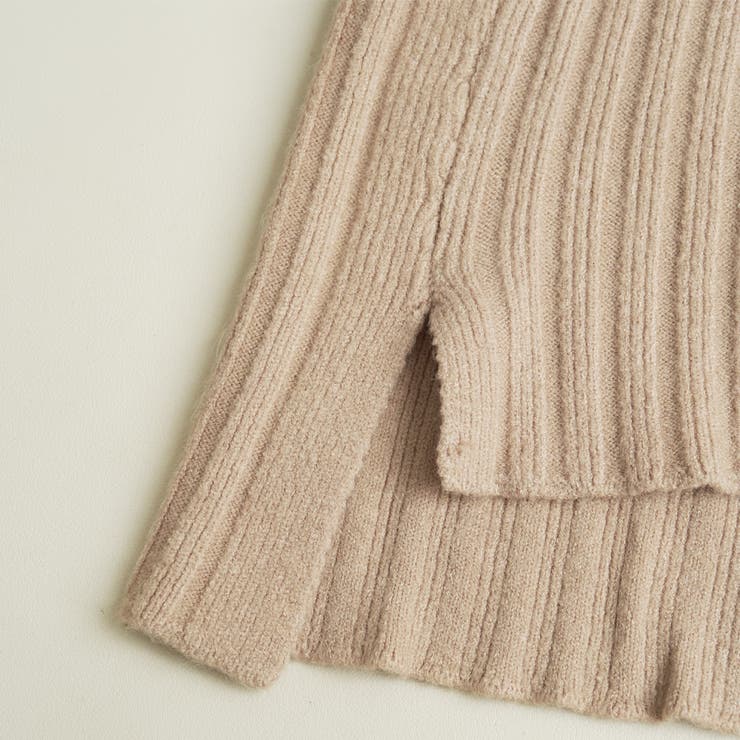 優しい質感タートルネックで暖か美シルエットリブニット シンプル韓国ファッション | maison de LATIR | 詳細画像79 