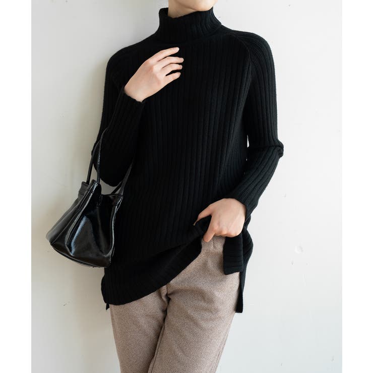 優しい質感タートルネックで暖か美シルエットリブニット シンプル韓国ファッション | maison de LATIR | 詳細画像98 