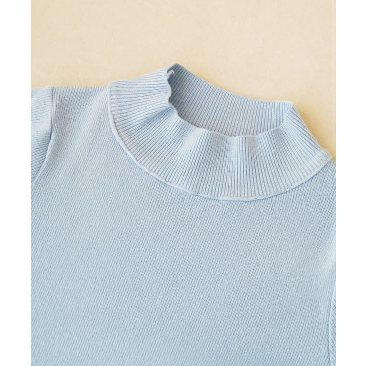 もっちり肌触り着回し力抜群なボトルネックニットトップス 冬 無地 | maison de LATIR | 詳細画像33 
