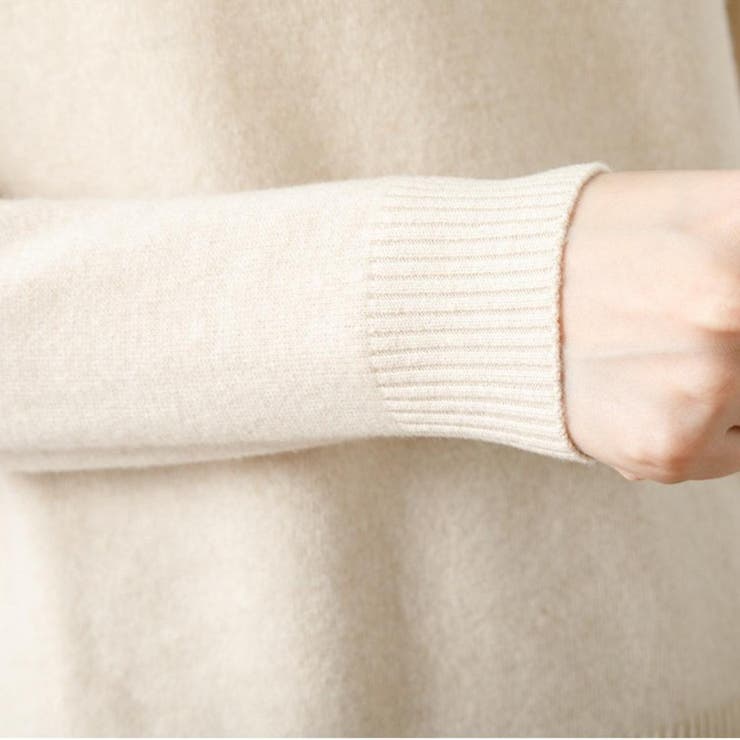 1枚は持っていたいベーシックなもちもちハイネックニット ニットプルオーバー 長袖… | maison de LATIR | 詳細画像16 