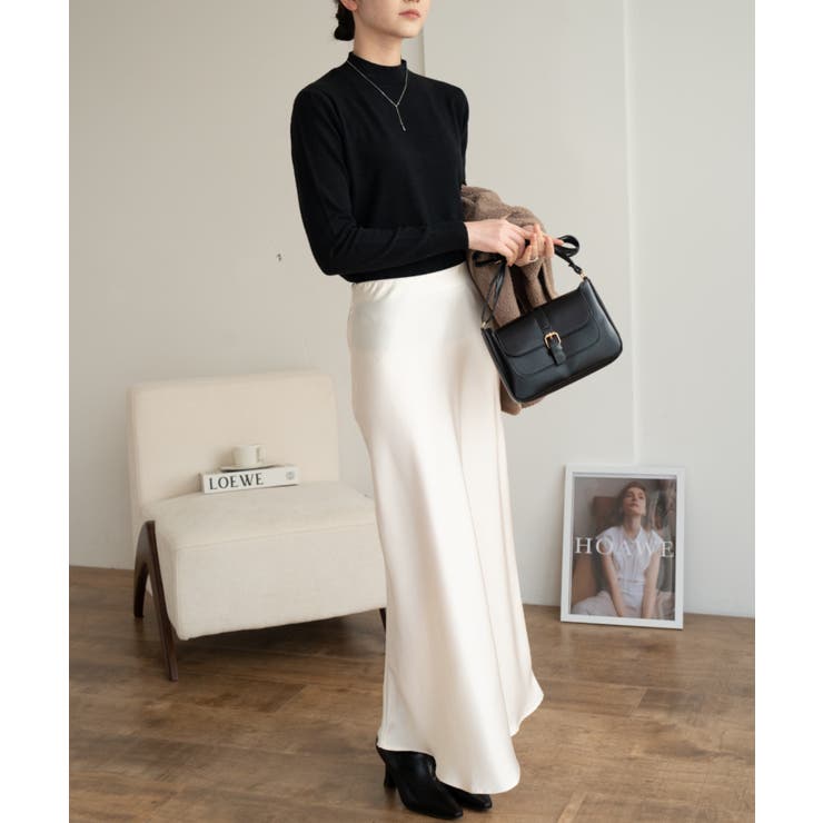 1枚は持っていたいベーシックなもちもちハイネックニット ニットプルオーバー 長袖… | maison de LATIR | 詳細画像2 