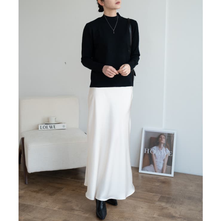 1枚は持っていたいベーシックなもちもちハイネックニット ニットプルオーバー 長袖… | maison de LATIR | 詳細画像22 