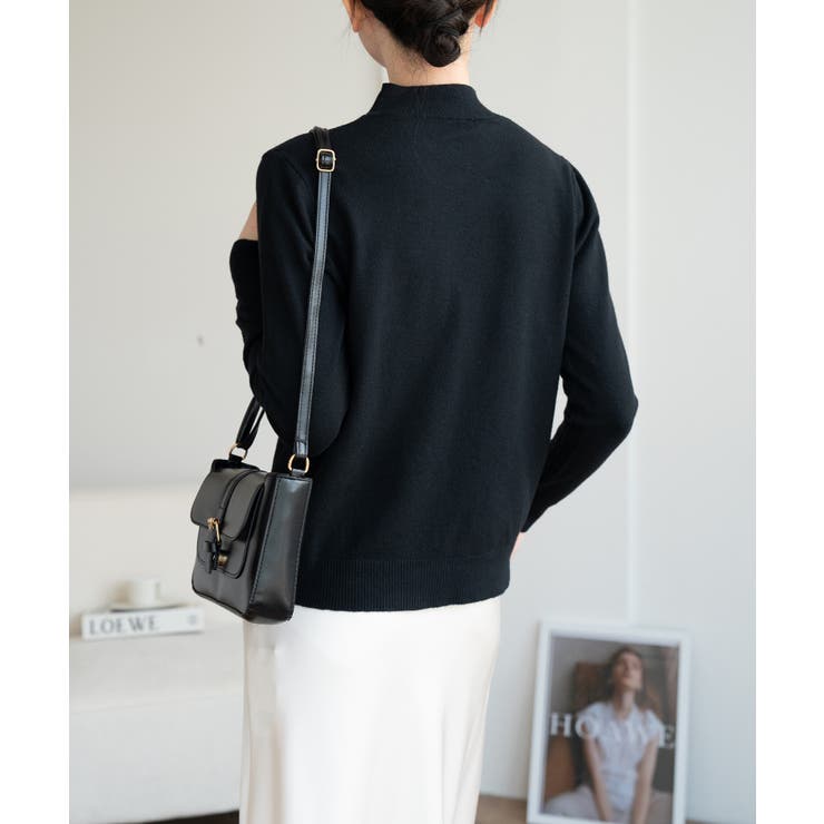 1枚は持っていたいベーシックなもちもちハイネックニット ニットプルオーバー 長袖… | maison de LATIR | 詳細画像26 