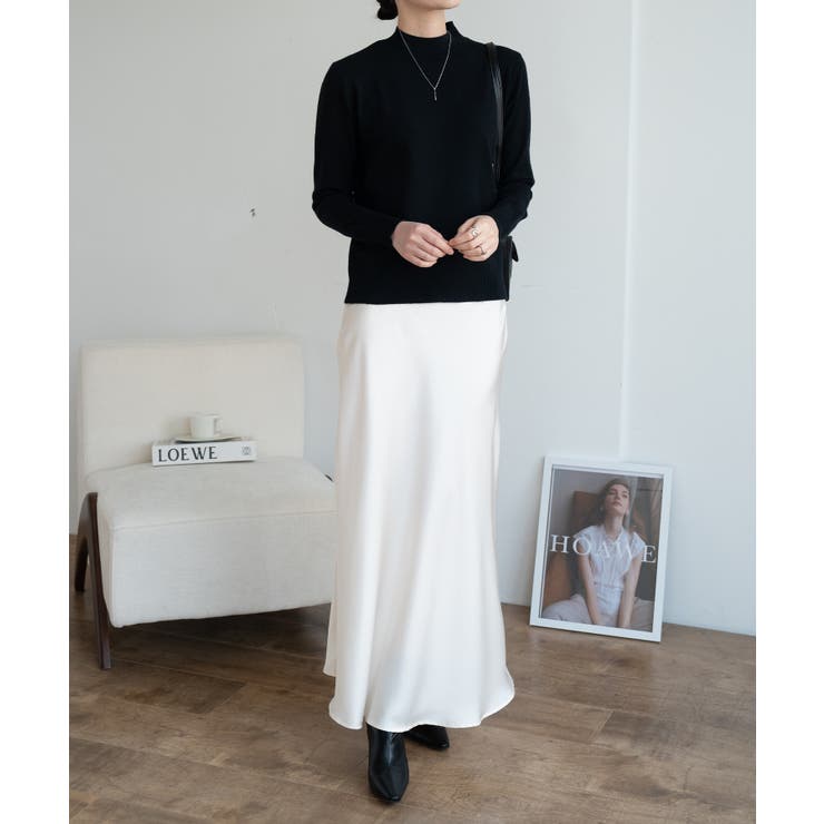 1枚は持っていたいベーシックなもちもちハイネックニット ニットプルオーバー 長袖… | maison de LATIR | 詳細画像27 