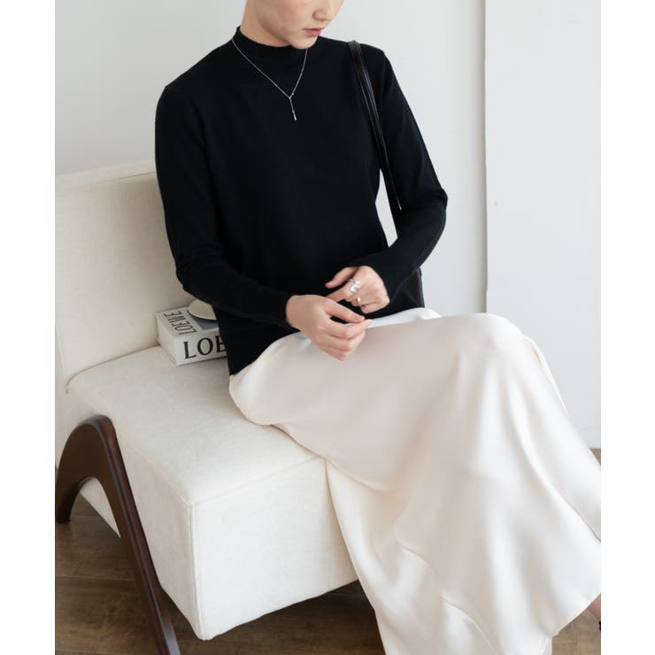 1枚は持っていたいベーシックなもちもちハイネックニット ニットプルオーバー 長袖… | maison de LATIR | 詳細画像31 