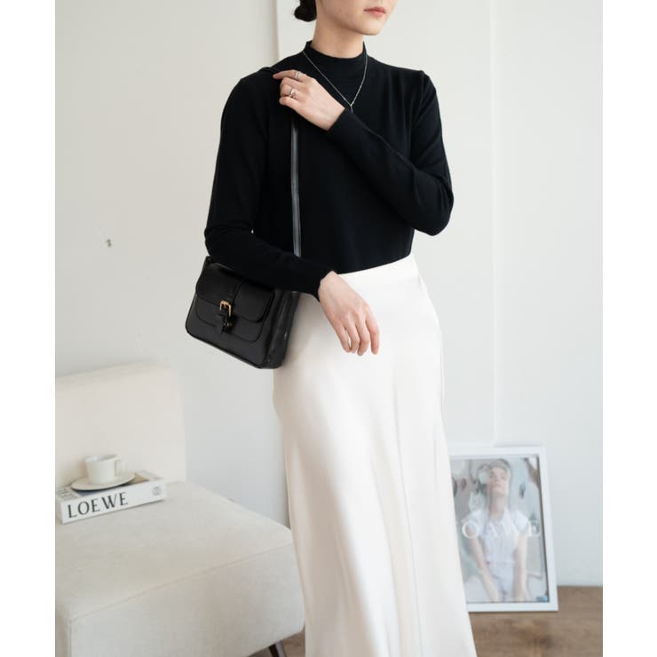 1枚は持っていたいベーシックなもちもちハイネックニット ニットプルオーバー 長袖… | maison de LATIR | 詳細画像37 