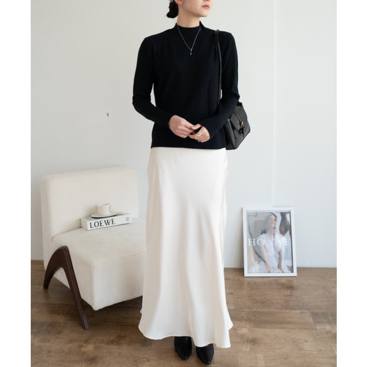 1枚は持っていたいベーシックなもちもちハイネックニット ニットプルオーバー 長袖… | maison de LATIR | 詳細画像41 