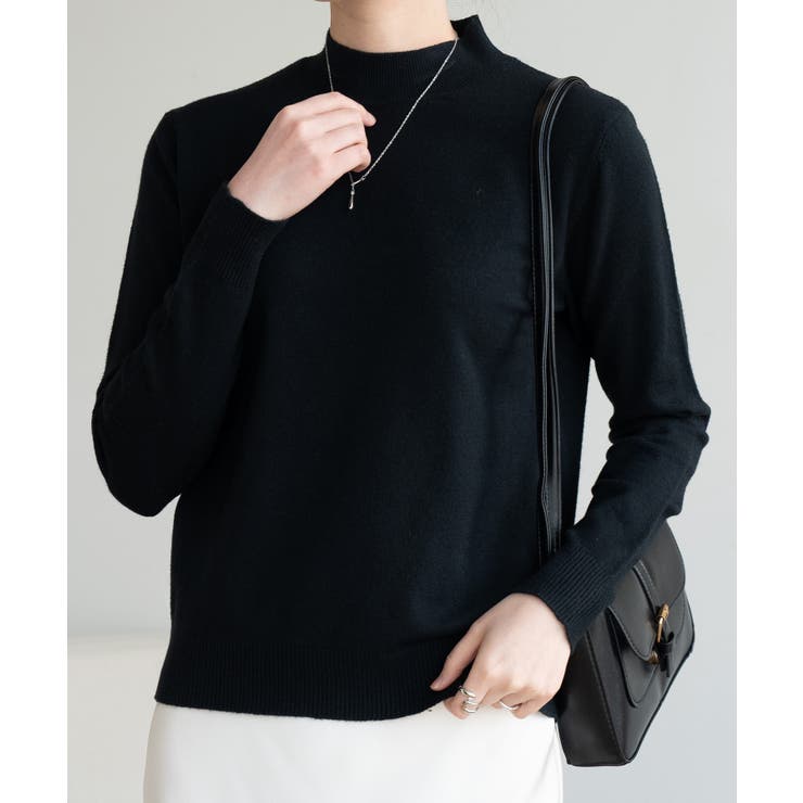 1枚は持っていたいベーシックなもちもちハイネックニット ニットプルオーバー 長袖… | maison de LATIR | 詳細画像45 