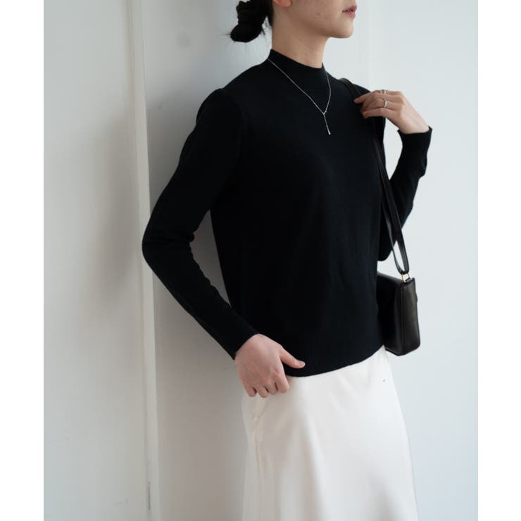 1枚は持っていたいベーシックなもちもちハイネックニット ニットプルオーバー 長袖… | maison de LATIR | 詳細画像5 