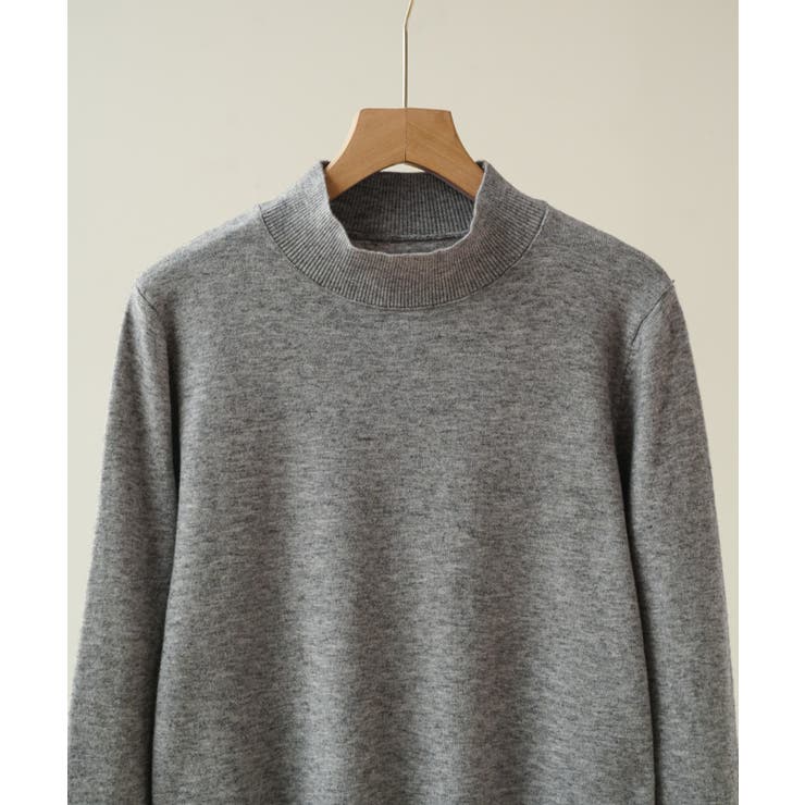1枚は持っていたいベーシックなもちもちハイネックニット ニットプルオーバー 長袖… | maison de LATIR | 詳細画像60 