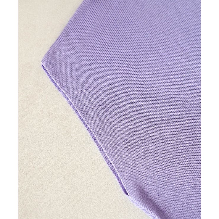 《7色展開》イージーケア上品見えVネックフレンチスリーブ夏服半袖サマーニット き… | maison de LATIR | 詳細画像85 