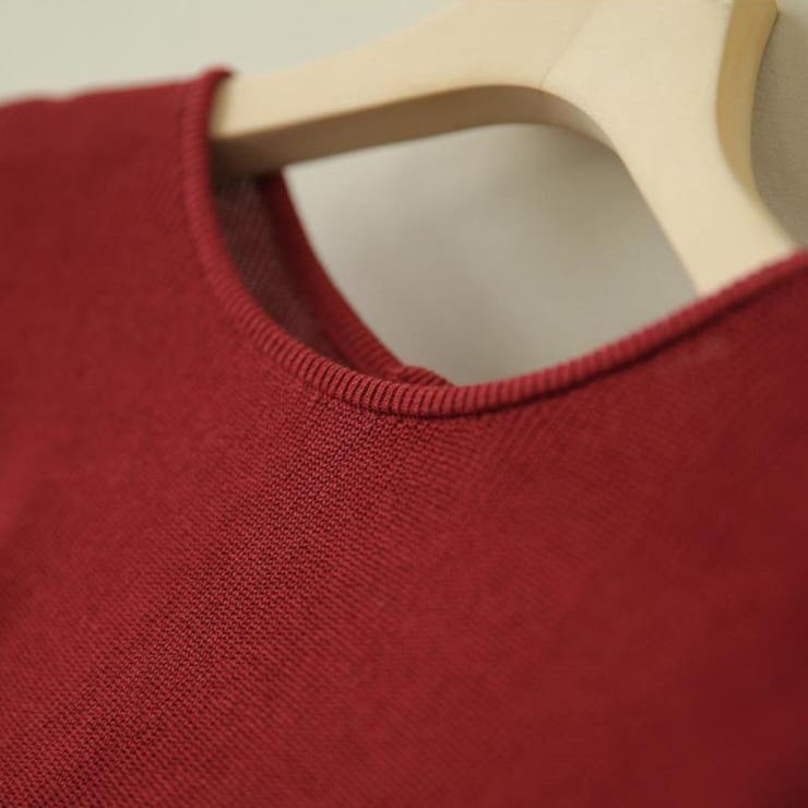 サマーニット モックネック 半袖サマーニット | maison de LATIR | 詳細画像34 