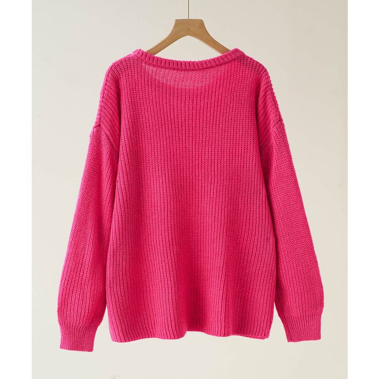 ゆったりカラーニット ニット セーター | maison de LATIR | 詳細画像15 