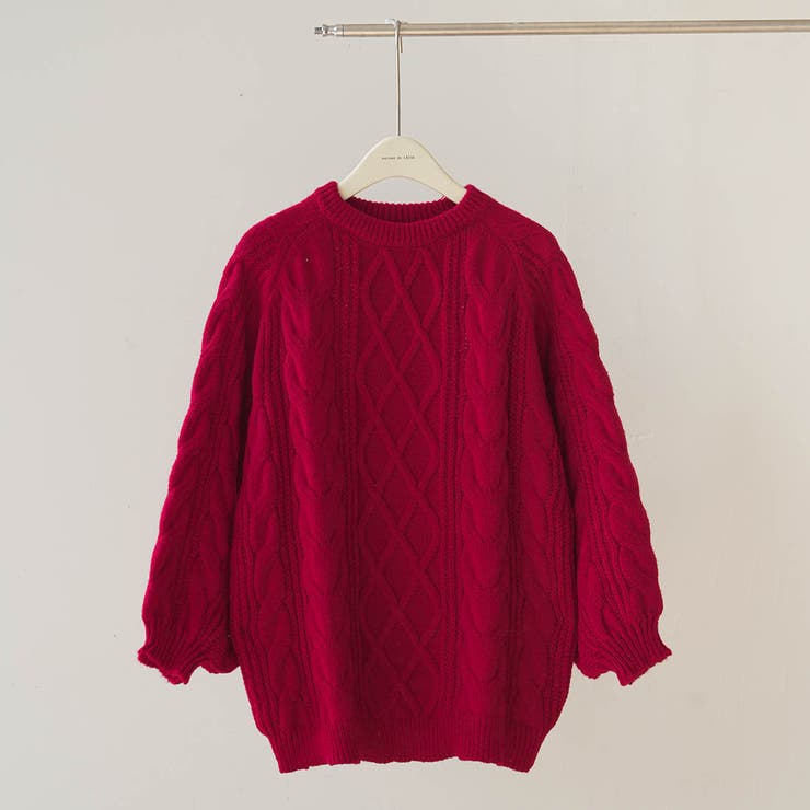 大人こなれ感を演出し幅広いスタイリングに活躍するクルーネックニット | maison de LATIR | 詳細画像11 