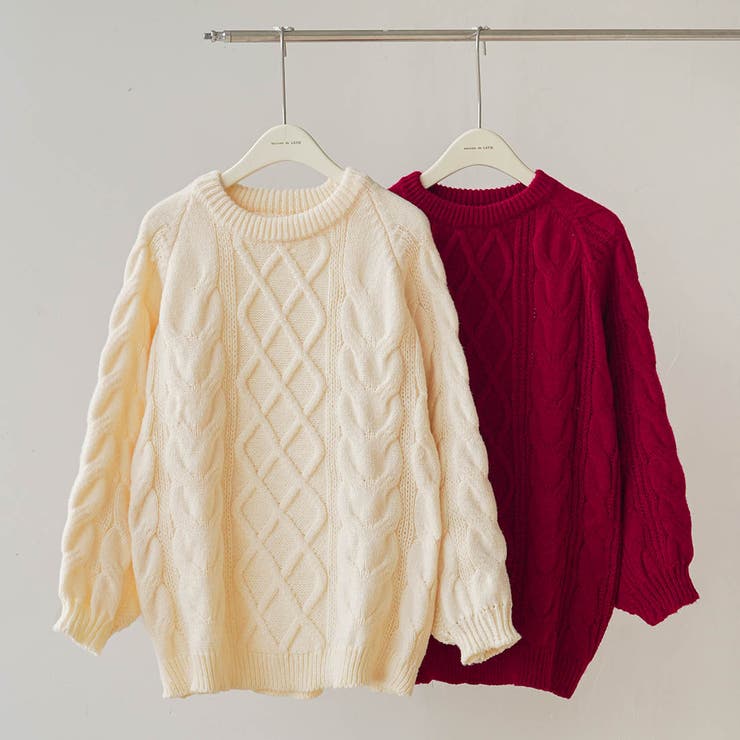 大人こなれ感を演出し幅広いスタイリングに活躍するクルーネックニット | maison de LATIR | 詳細画像13 