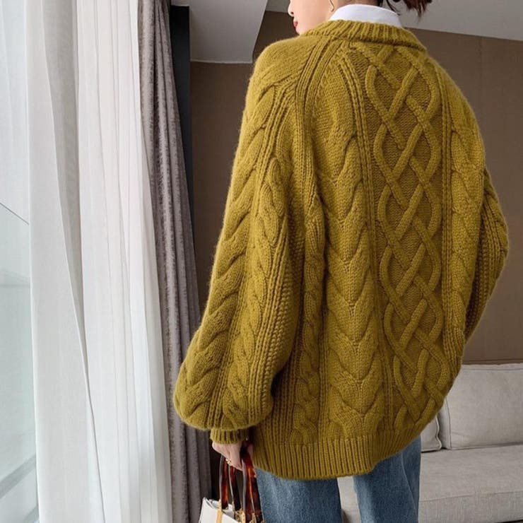 大人こなれ感を演出し幅広いスタイリングに活躍するクルーネックニット | maison de LATIR | 詳細画像2 