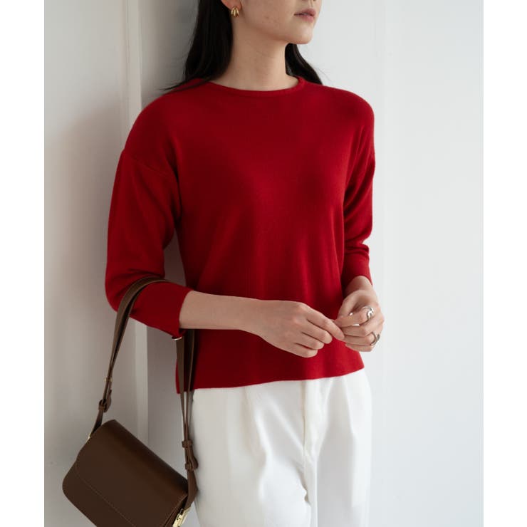 袖ゴールドボタンきれいめセーター ニット 長袖 | maison de LATIR | 詳細画像12 