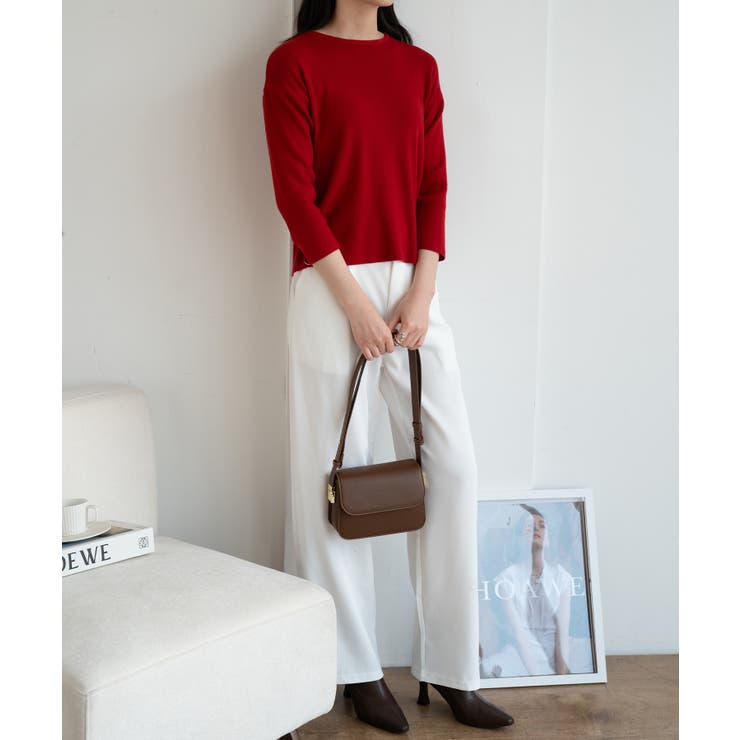 袖ゴールドボタンきれいめセーター ニット 長袖 | maison de LATIR | 詳細画像26 