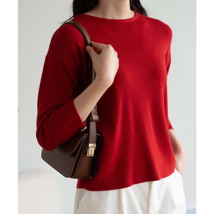 袖ゴールドボタンきれいめセーター ニット 長袖 | maison de LATIR | 詳細画像28 