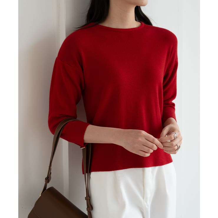 袖ゴールドボタンきれいめセーター ニット 長袖 | maison de LATIR | 詳細画像30 