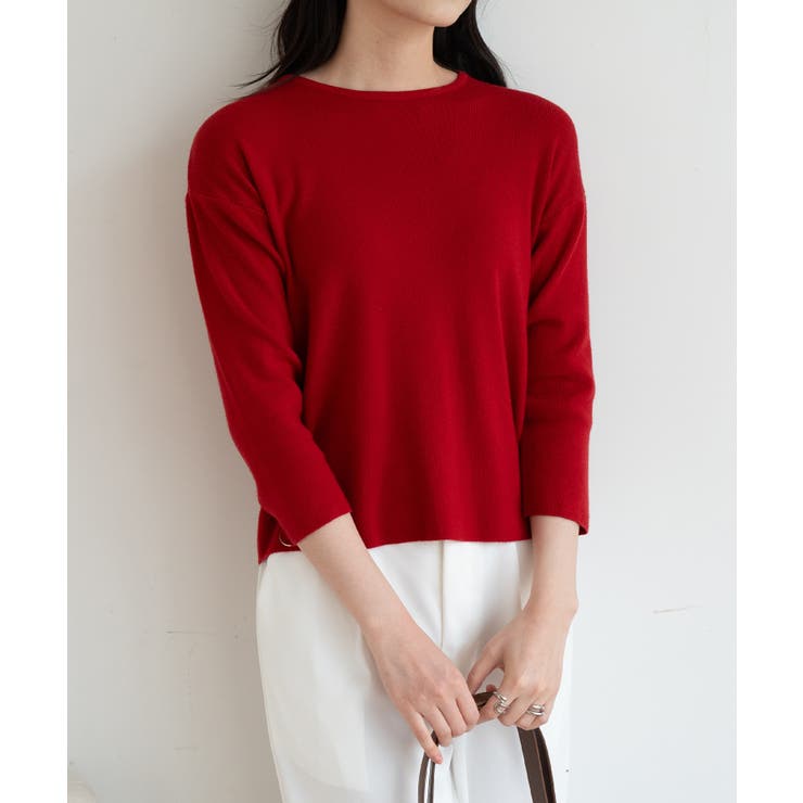 袖ゴールドボタンきれいめセーター ニット 長袖 | maison de LATIR | 詳細画像32 