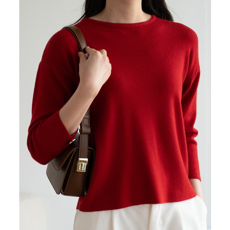 袖ゴールドボタンきれいめセーター ニット 長袖 | maison de LATIR | 詳細画像37 