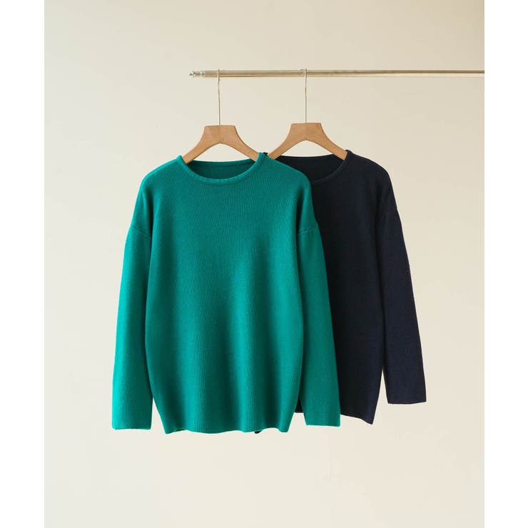 袖ゴールドボタンきれいめセーター ニット 長袖 | maison de LATIR | 詳細画像42 