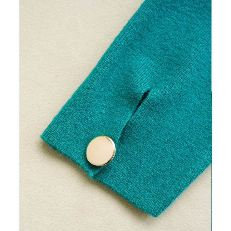 袖ゴールドボタンきれいめセーター ニット 長袖 | maison de LATIR | 詳細画像51 