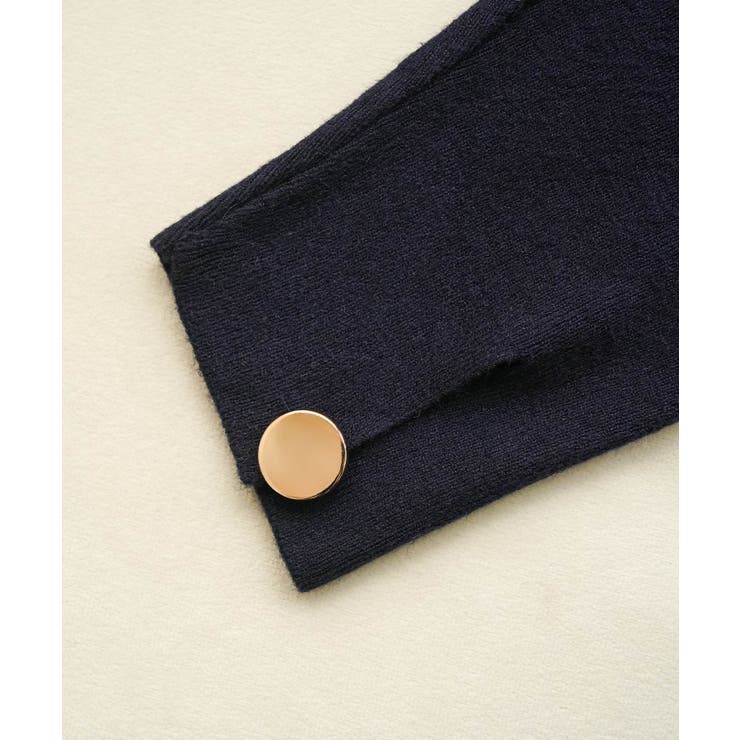 袖ゴールドボタンきれいめセーター ニット 長袖 | maison de LATIR | 詳細画像63 