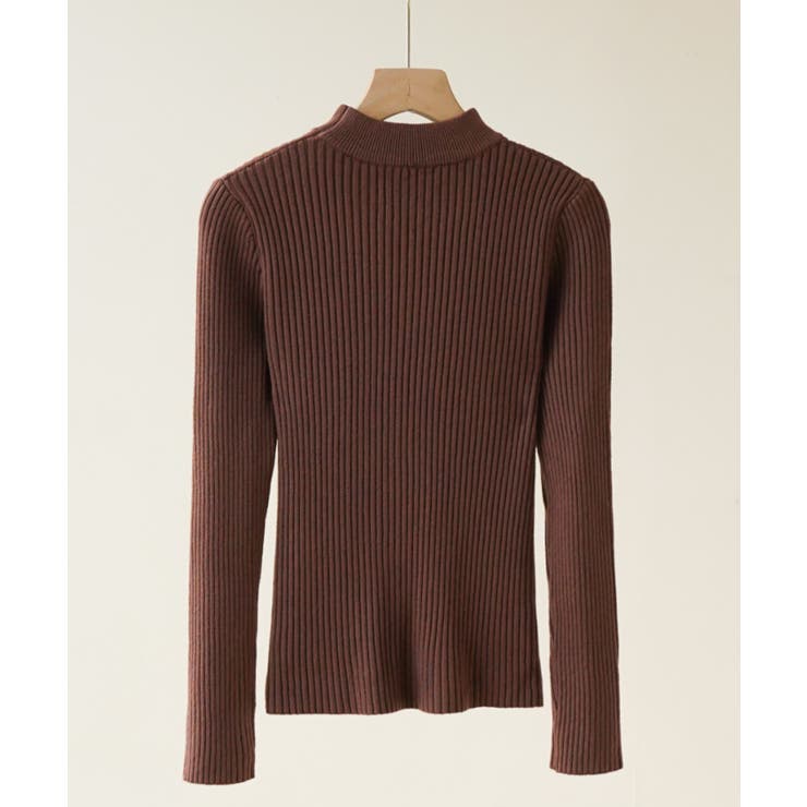 さりげない肌見せと上品さもあるデザインニット トップス プルオーバー | maison de LATIR | 詳細画像44 