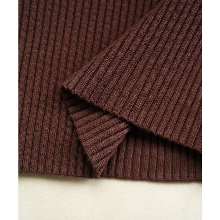 さりげない肌見せと上品さもあるデザインニット トップス プルオーバー | maison de LATIR | 詳細画像47 