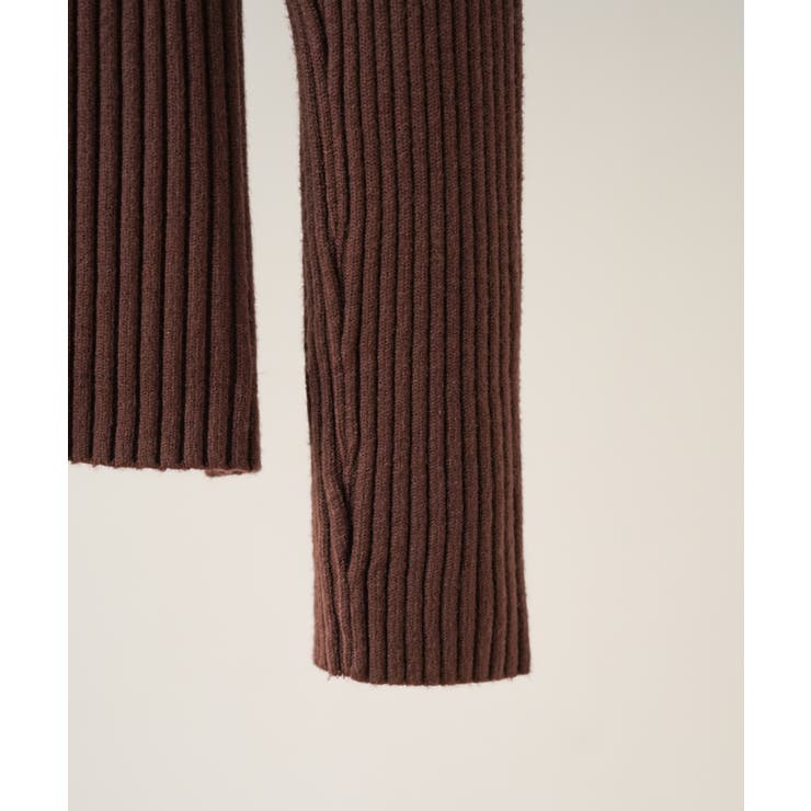 さりげない肌見せと上品さもあるデザインニット トップス プルオーバー | maison de LATIR | 詳細画像48 