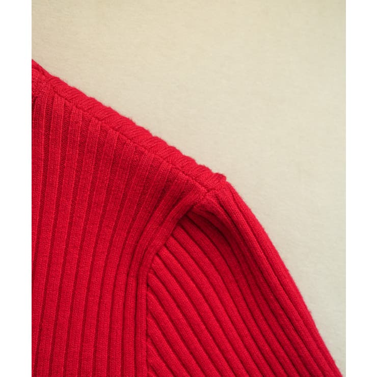 さりげない肌見せと上品さもあるデザインニット トップス プルオーバー | maison de LATIR | 詳細画像52 